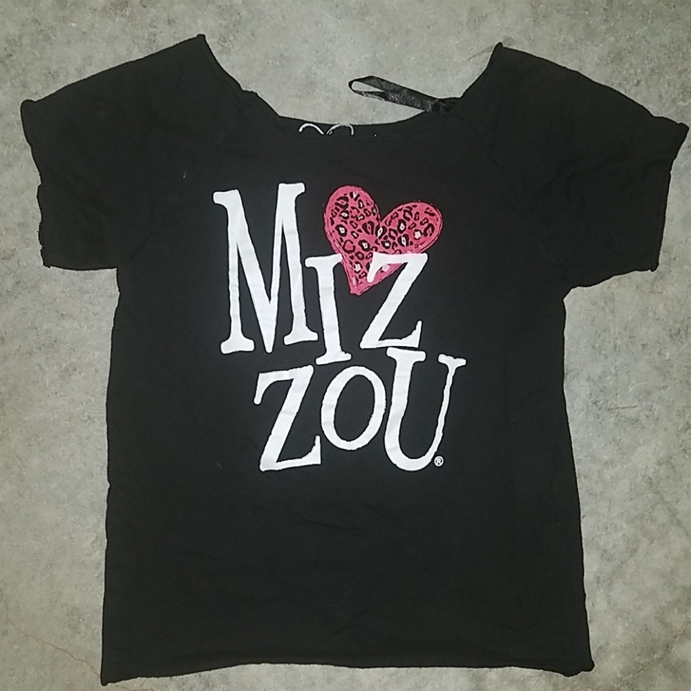 Campus Couture Mizzou black top size small